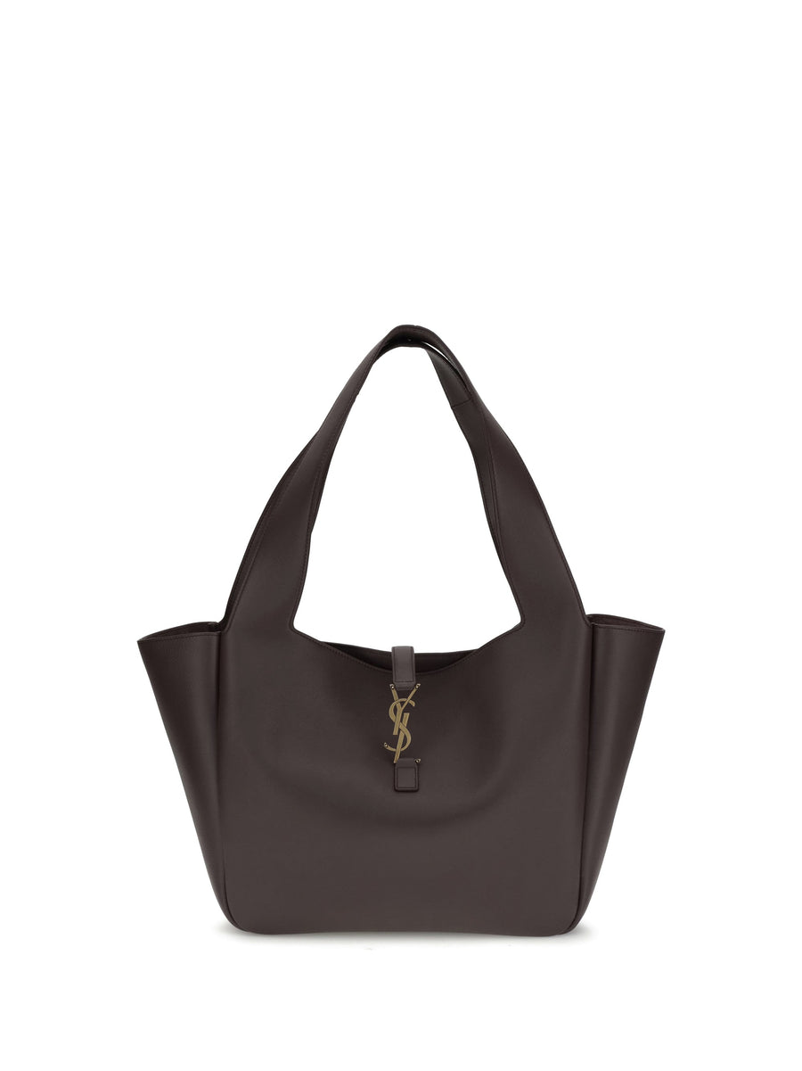 Saint Laurent Shoulder Bag — Purple Calf Leather Bos Taurus