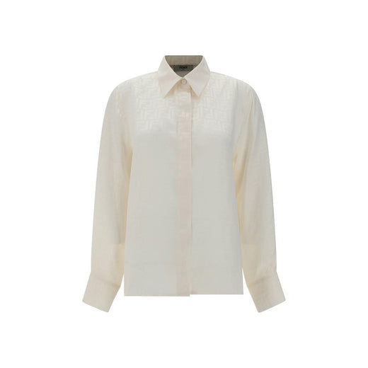 White Silk Shirt
