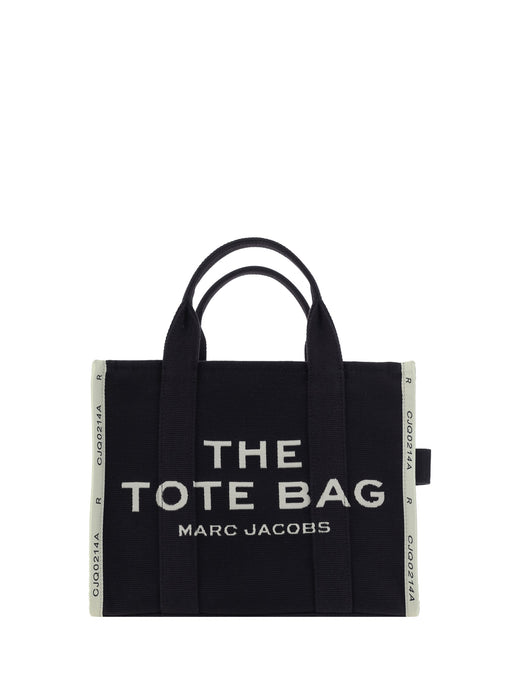 Marc Jacobs Logo-Embroidered Canvas Tote Bag — Black Cotton; Polyester
