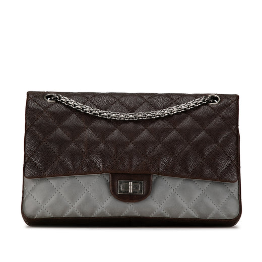 Caviar and Iridescent Calfskin Reissue 2.55 Double Flap 226 - Image 1
