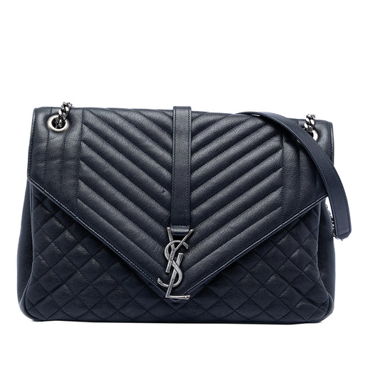 Large Triquilt Sheepskin Monogram College Bag - Image 1
