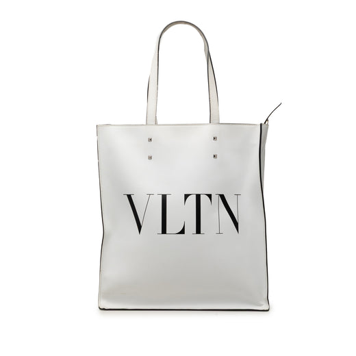 Leather Rockstud VLTN Satchel - Image 1