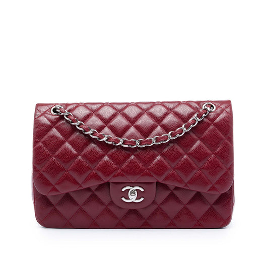 Jumbo Classic Caviar Double Flap - Image 1