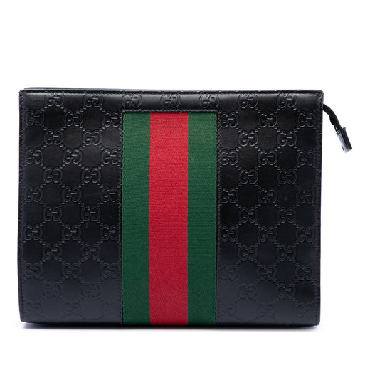 Guccissima Web Clutch - Image 1