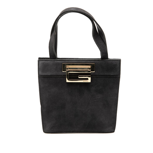 G Suede Handbag - Image 1