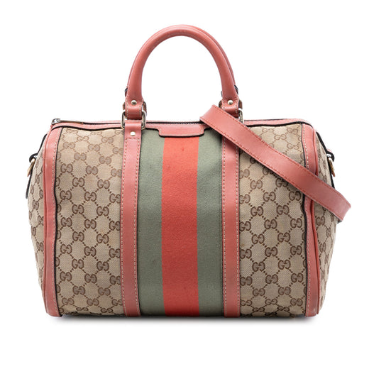 Medium GG Canvas Web Joy Boston Bag - Image 1