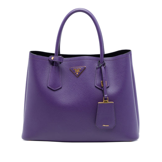 Medium Saffiano Cuir Double Satchel - Image 1