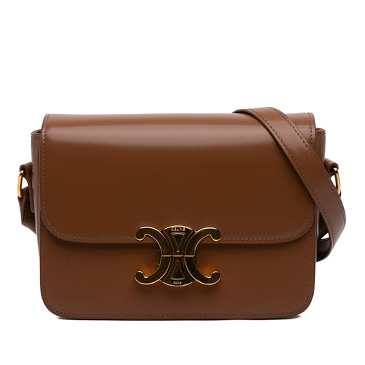 Teen Shiny Calfskin Triomphe Crossbody - Image 1