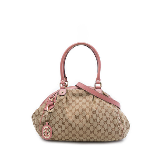 GG Canvas Sukey Satchel - Image 1