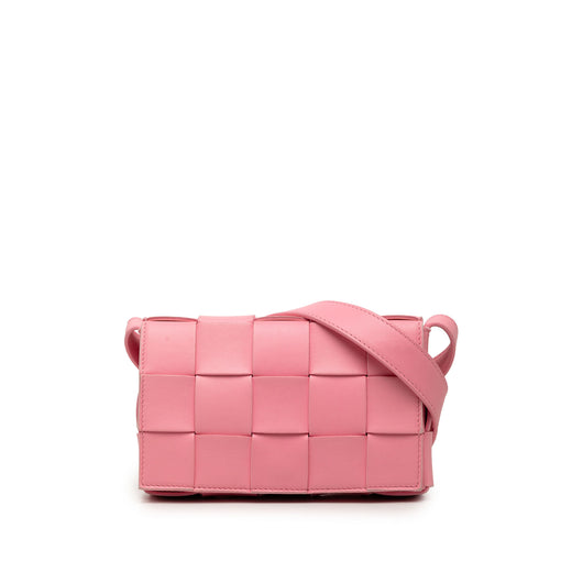 Small Nappa Intrecciato Cassette Crossbody - Image 1