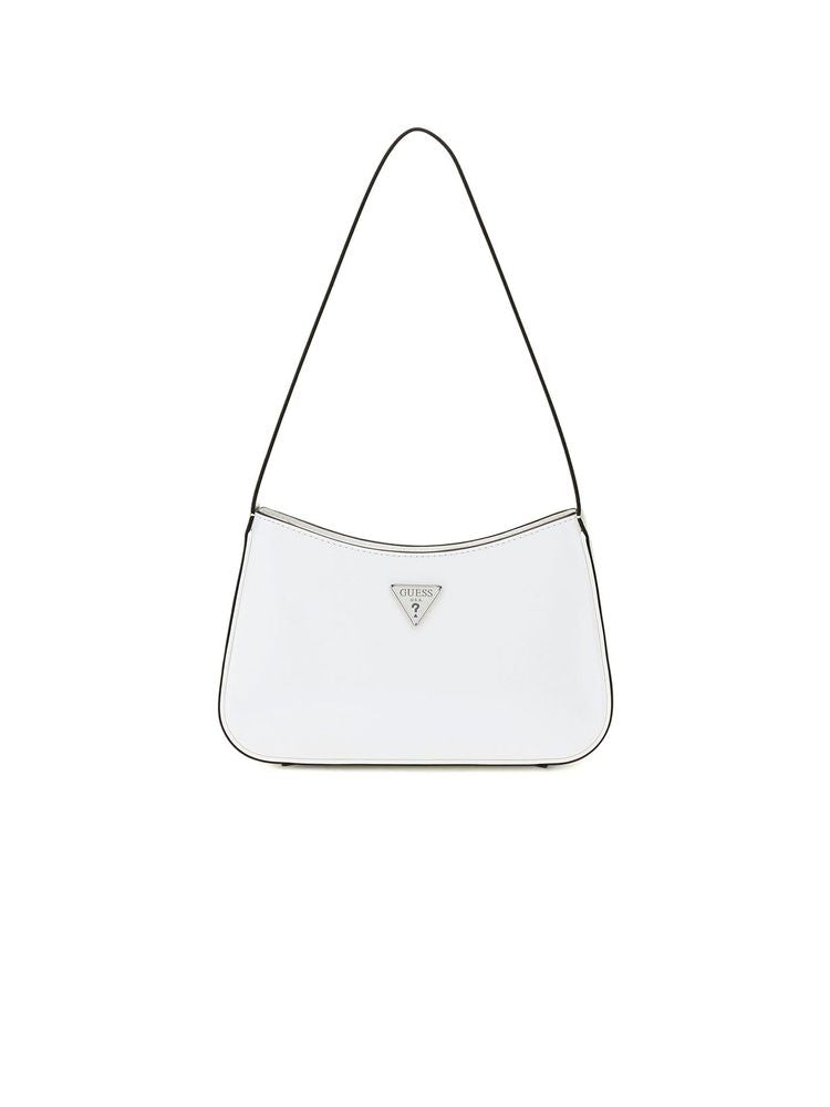 Guess Polyurethane Shoulder Bag — White