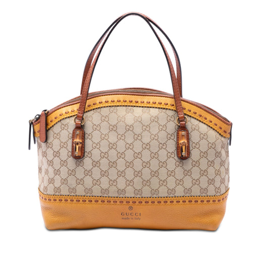 GG Canvas Laidback Crafty Handbag - Image 1