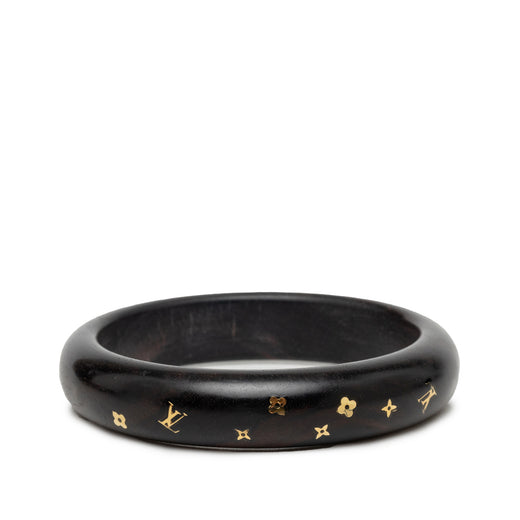 Monogram Tiger Wood Brass Sylvania Bangle - Image 1