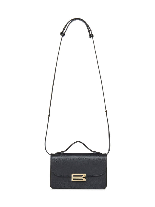 Victoria Beckham Calfskin Shoulder Bag — Black