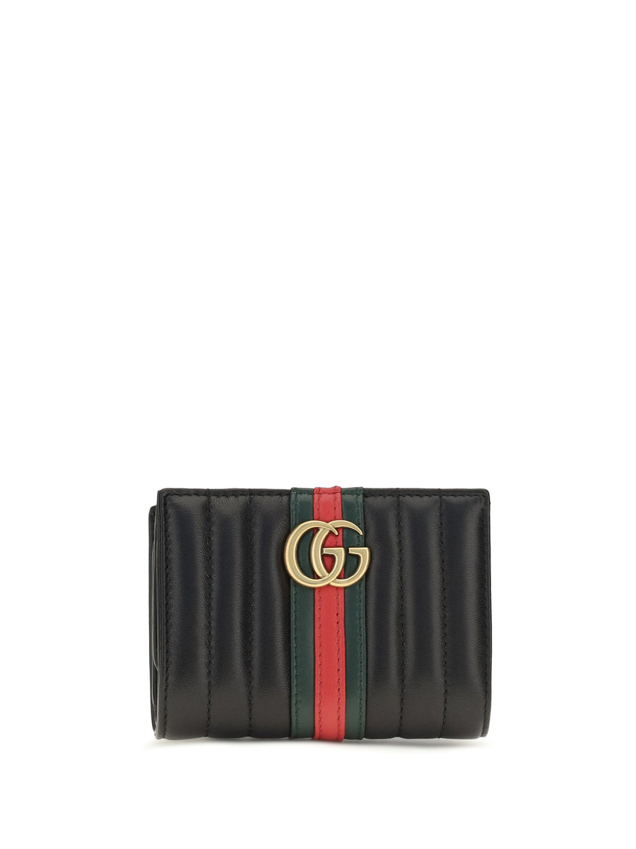 Gucci Quilted Calf Leather Wallet — Black Bos Taurus