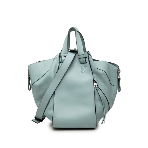 Medium Leather Hammock Satchel - Image 1