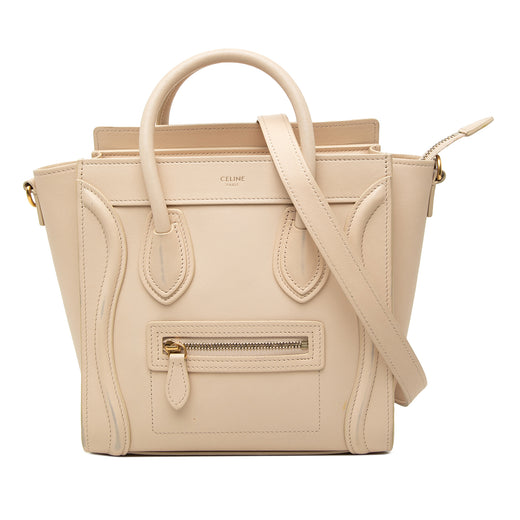 Nano Leather Luggage Tote - Image 1