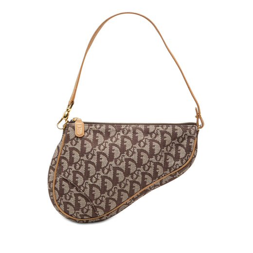 Mini Diorissimo Canvas Saddle Pochette - Image 1