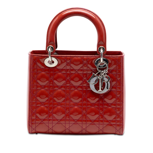 Medium Patent Cannage Lady Dior - Image 1