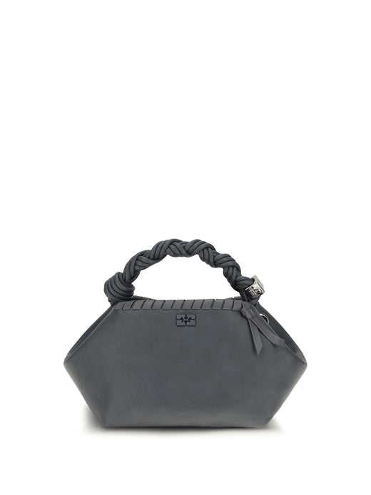 Ganni Bou Shoulder Bag — Gray Polyurethane; Polyester