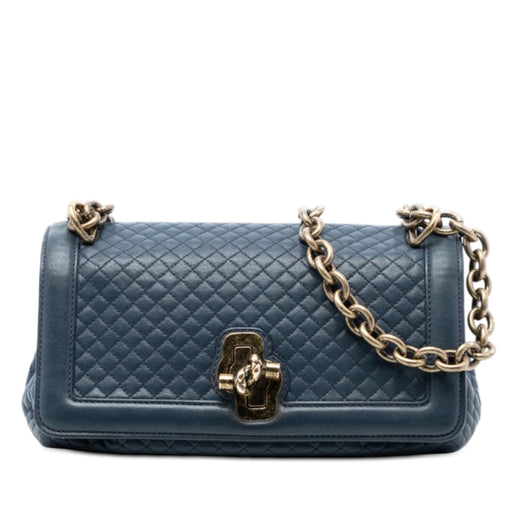 Quilted Leather Olimpia Knot Shoulder Bag - Image 1