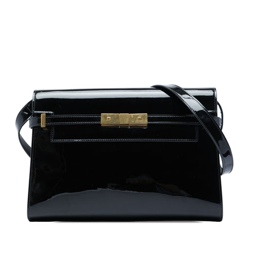 Medium Patent Manhattan Shoulder Bag - Image 1