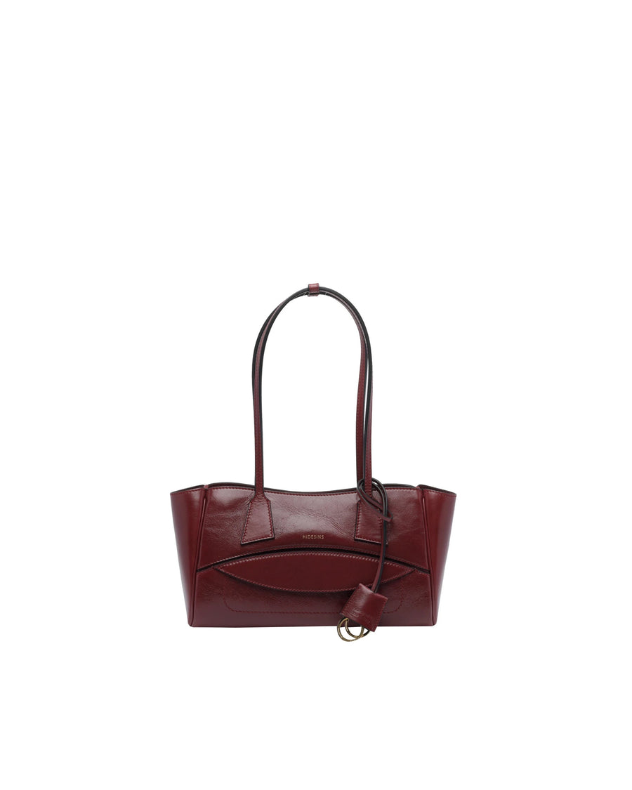 Hidesins Shopper S Shoulder Bag — Wine Calf Leather