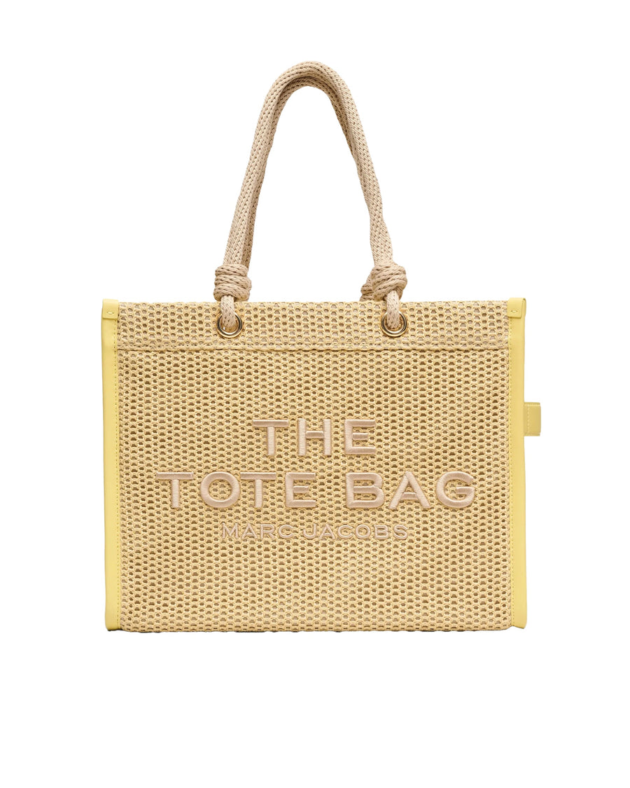 Marc Jacobs Woven Rope Tote Bag — Beige Polyethylene
