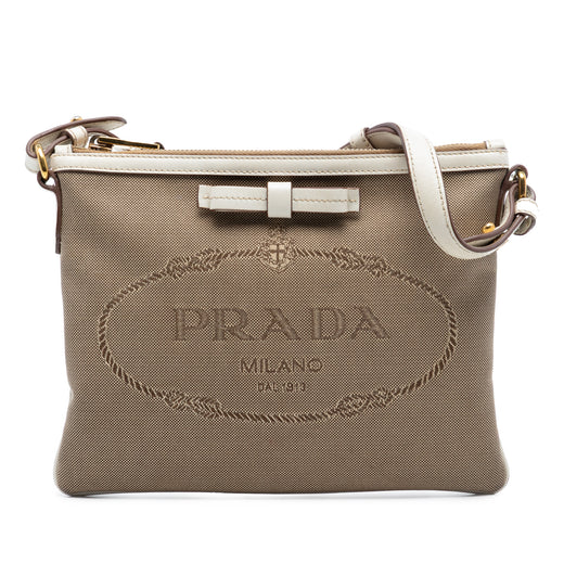 Canvas Canapa Logo Bow Crossbody - Image 1