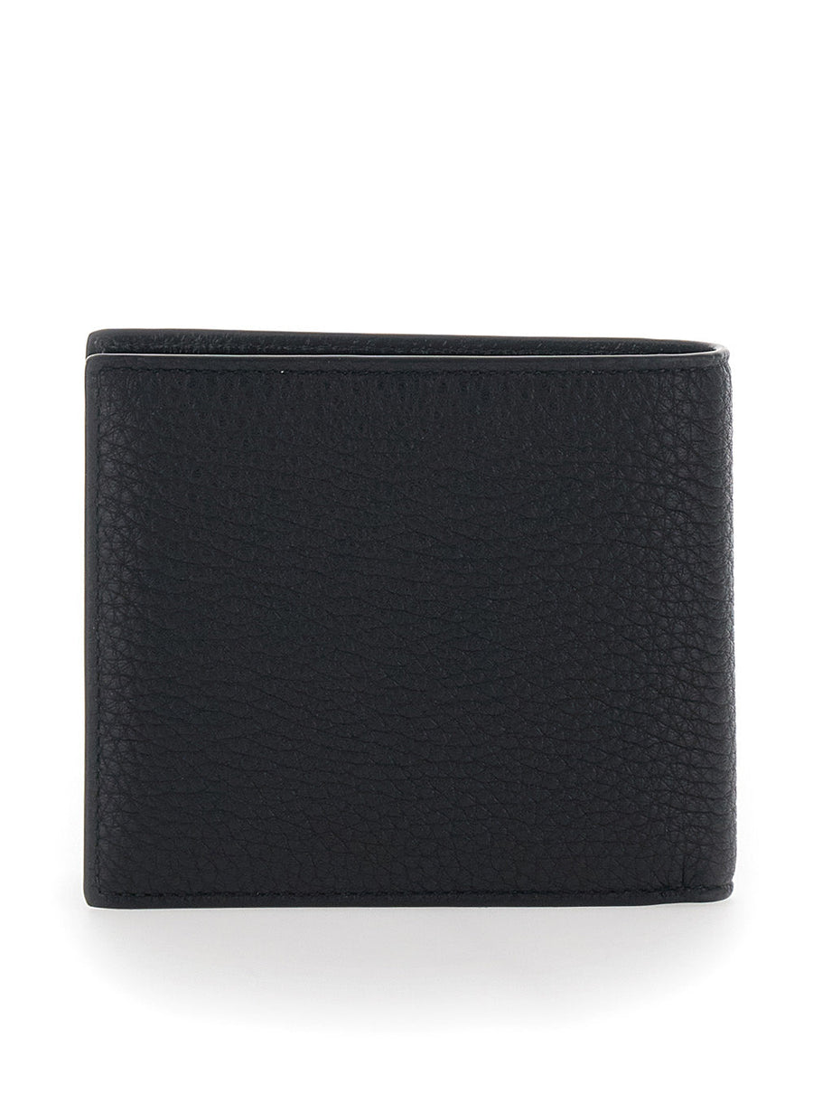 Balenciaga Bifold Calfskin Wallet — Black