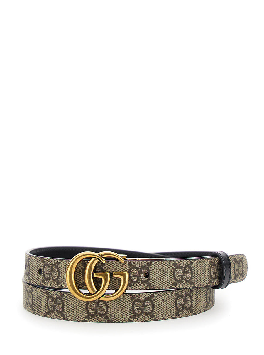 Gucci Belt — Beige Polyurethane