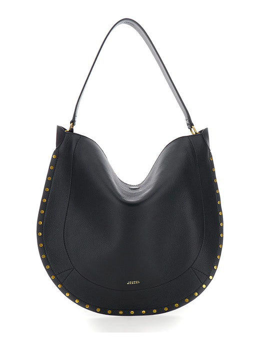 Isabel Marant Oskan Hobo Bag — Black Leather