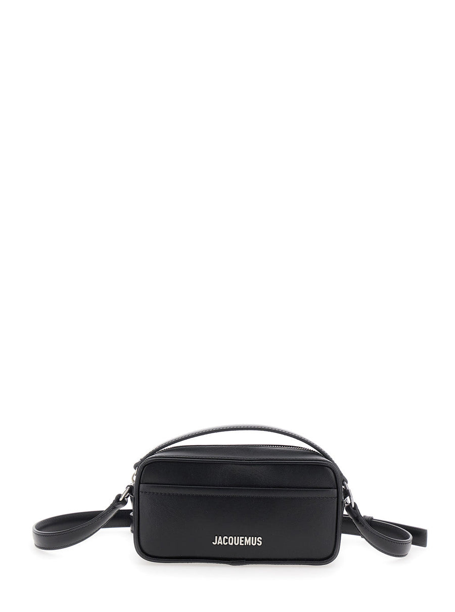 Jacquemus Crossbody Bag — Black Leather