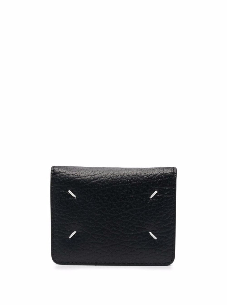 Maison Margiela Grained Calf Leather Wallet — Black
