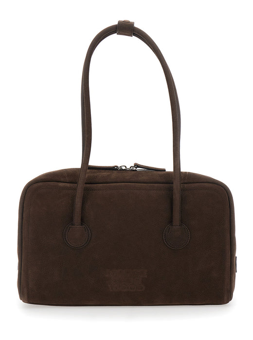 Margesherwood Soft Leather Shoulder Bag — Brown Cow