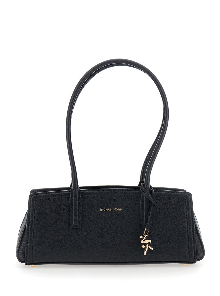 Michael Michael Kors Shoulder Bag — Black Cow Leather