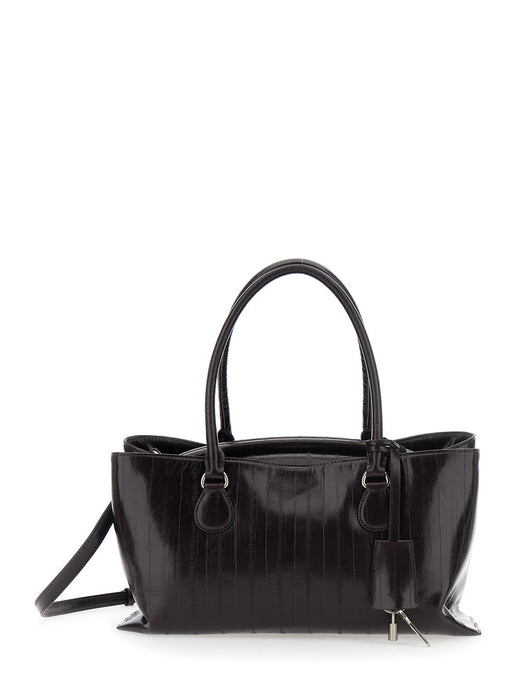 Osoi Cow Leather Shoulder Bag — Brown