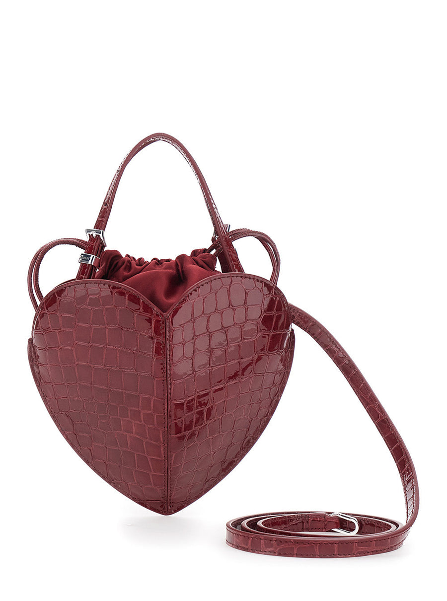 Rotate Birger Christensen Top Handle Bag — Red Leather
