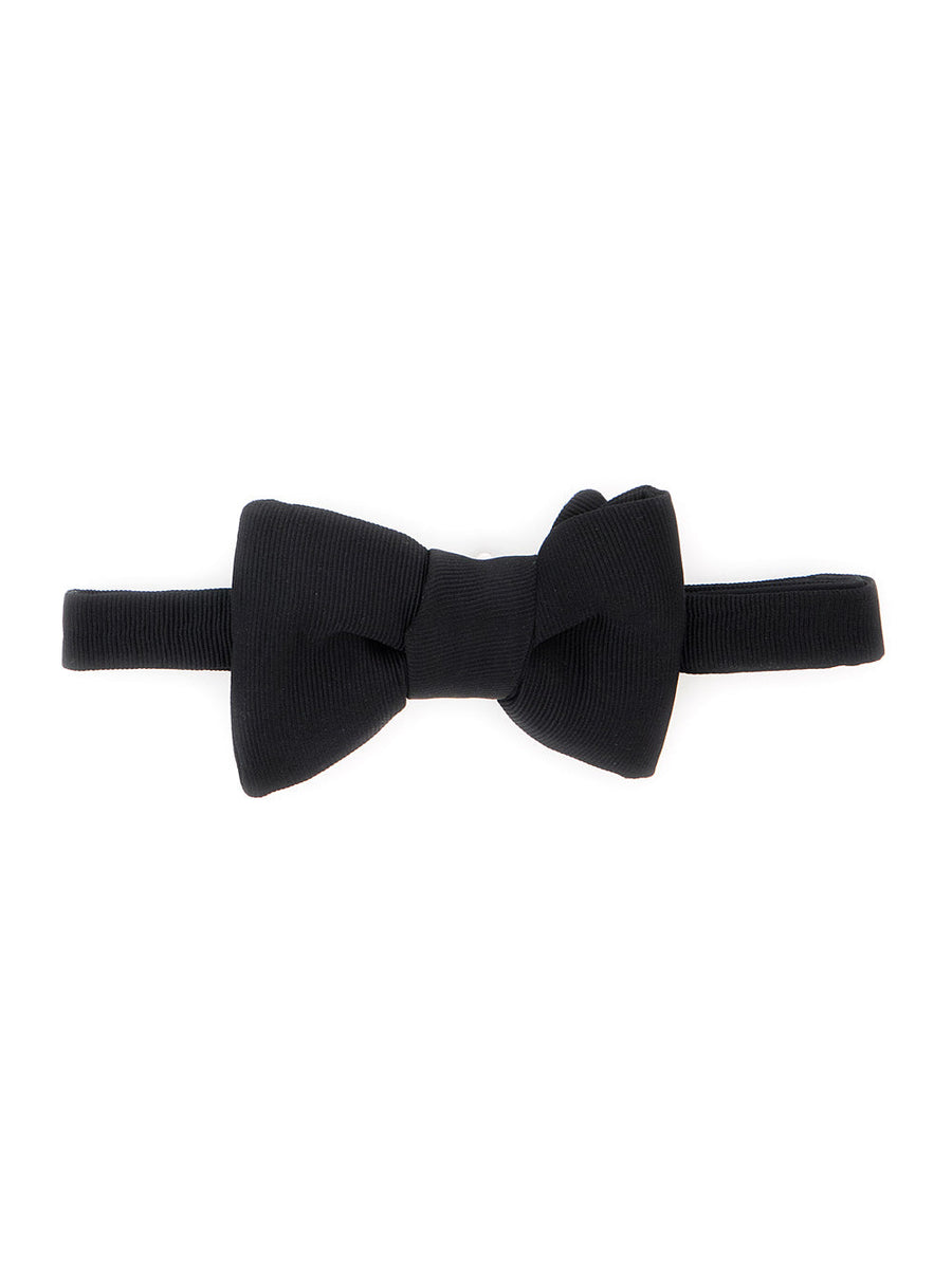 Tom Ford Silk Bow Tie — Black Ties