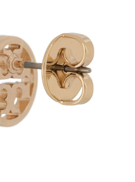 Tory Burch Logo Stud Earrings — Gold Brass