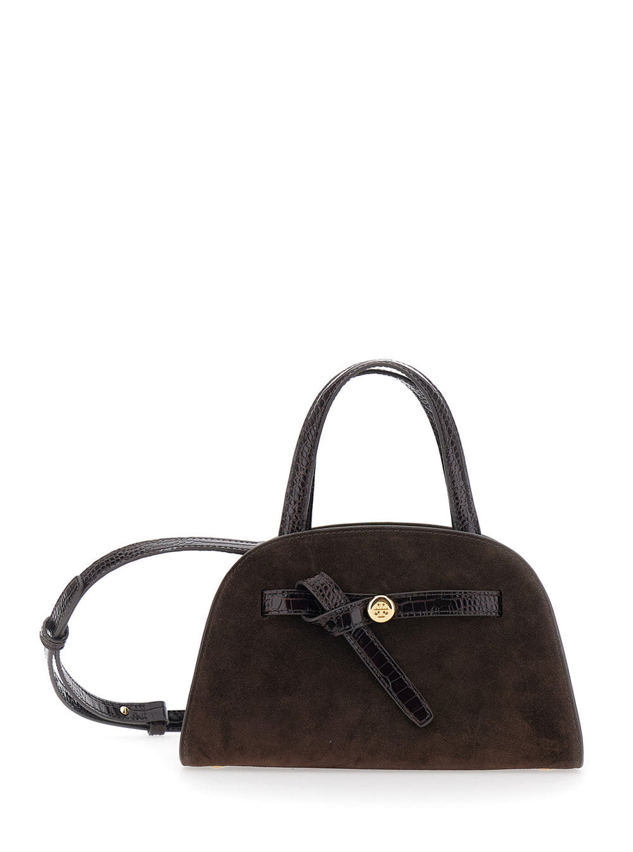 Tory Burch Romy Tote Bag — Brown Calf Leather