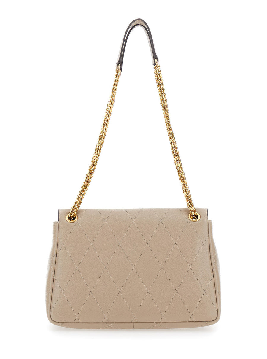 Tory Burch Shoulder Bag — Beige Cowhide Leather