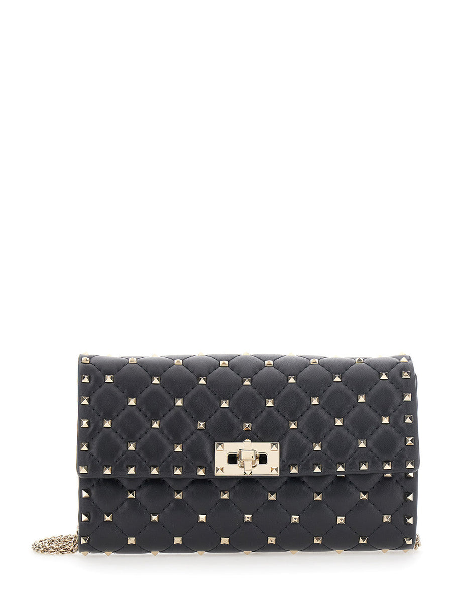 Valentino Garavani Crossbody Bag — Black Lamb Leather