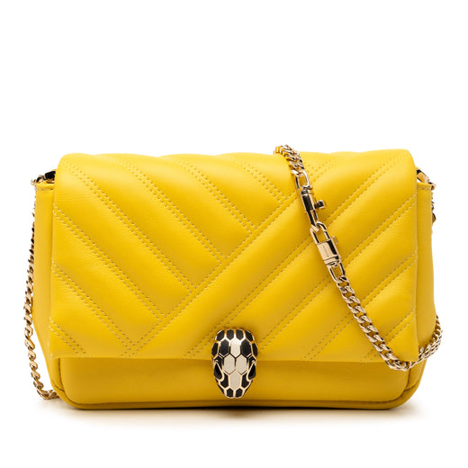 Leather Serpenti Cabochon Chain Crossbody - Image 1