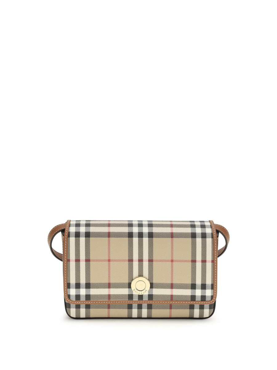 Burberry Hampshire Shoulder Bag — Brown