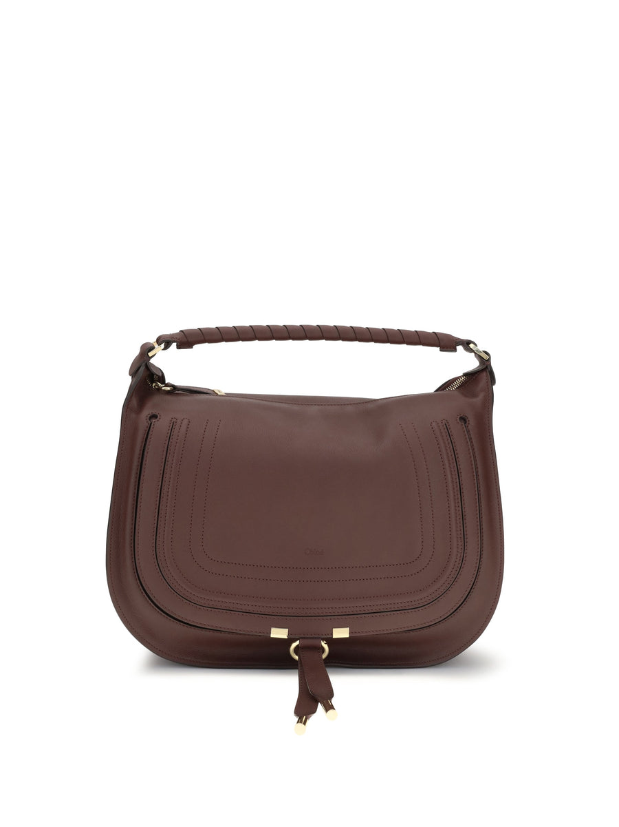 Chloé Shoulder Bag — Brown Calf Leather Bos Taurus