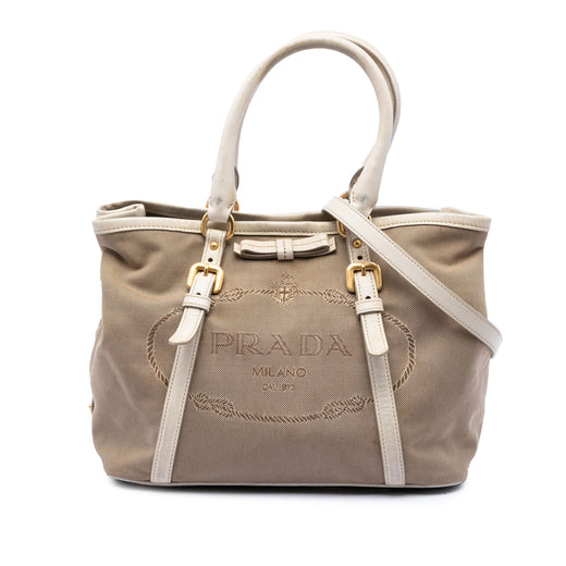Canvas Canapa Logo Bow Satchel - Image 1