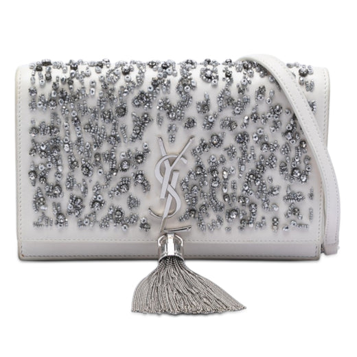 Beaded Calfskin Monogram Kate Tassel Wallet on Chain - Image 1