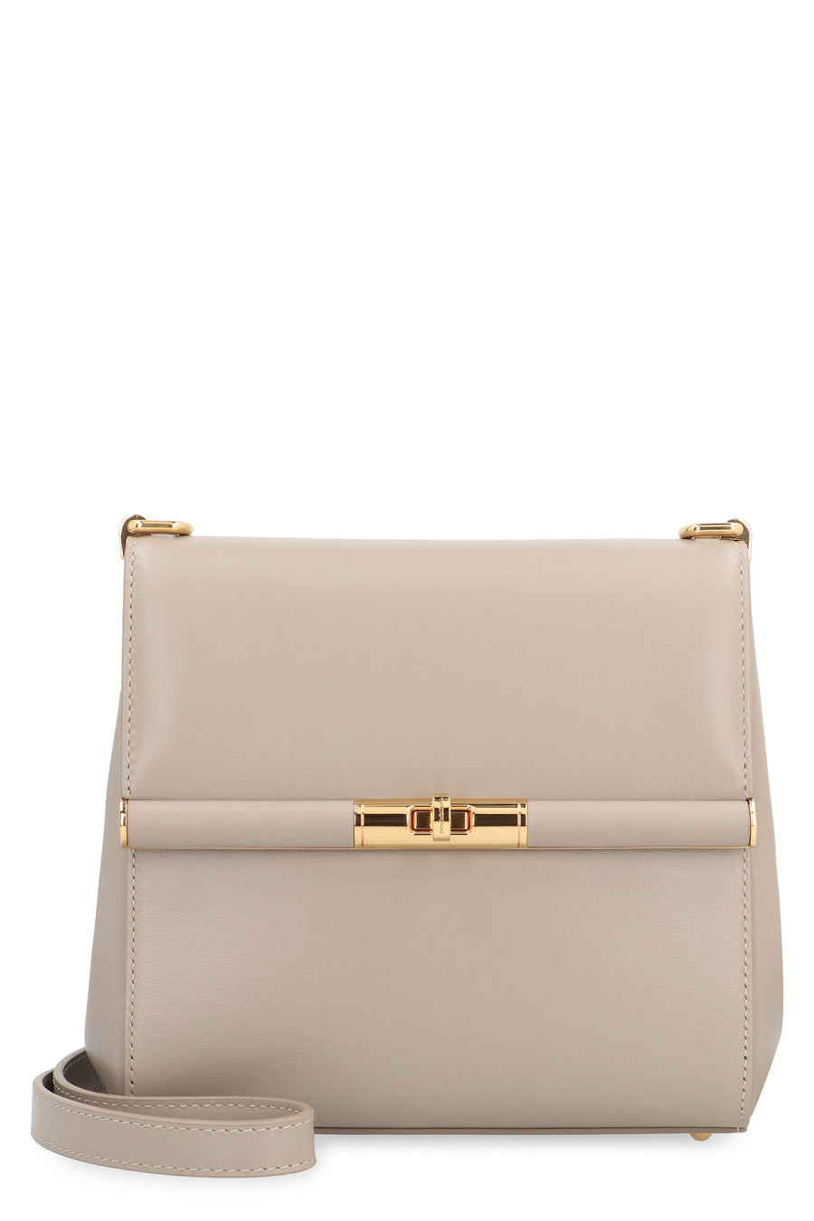 Dolce & Gabbana City Marlene Crossbody Bag — Taupe Calf Leather