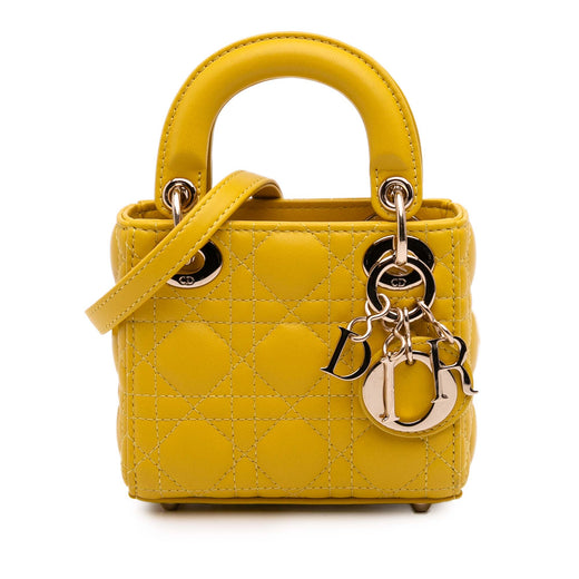 Micro Lambskin Cannage Lady Dior - Image 1